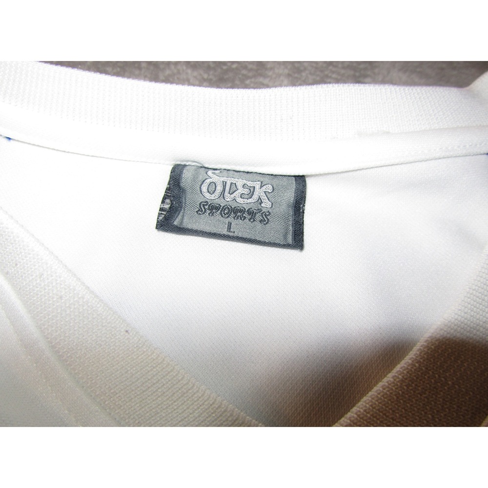 OTEK Sports Atlanta 44 Baseball Jersey Mens Large White 1972 Embroidered V-Neck - Picture 5 of 9